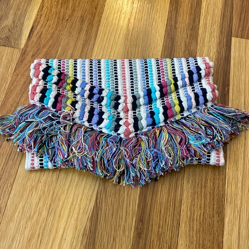 Shiraleah Women’s Multicolored Striped Clutch OS